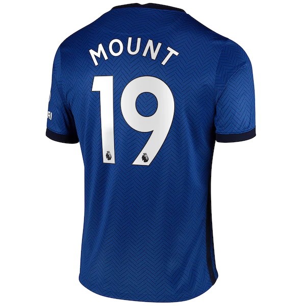 Camiseta Chelsea NO.19 Mount 1ª 2020-2021 Azul